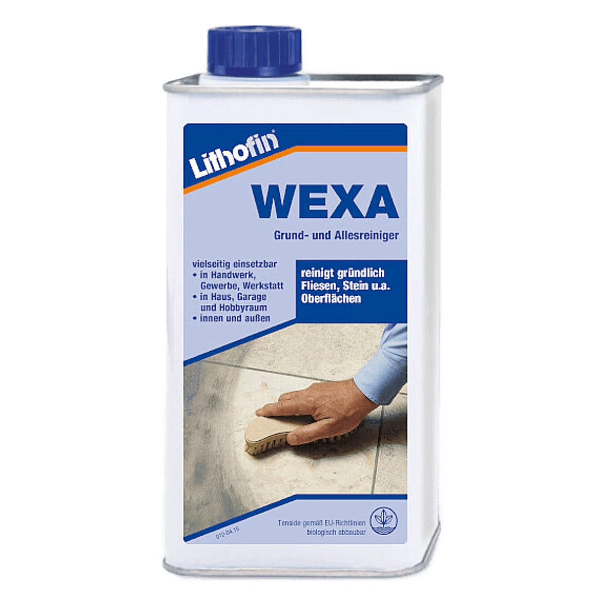 Lithofin WEXA: Fles krachtige steenreiniger voor grondige, diepe reiniging van oppervlakken.