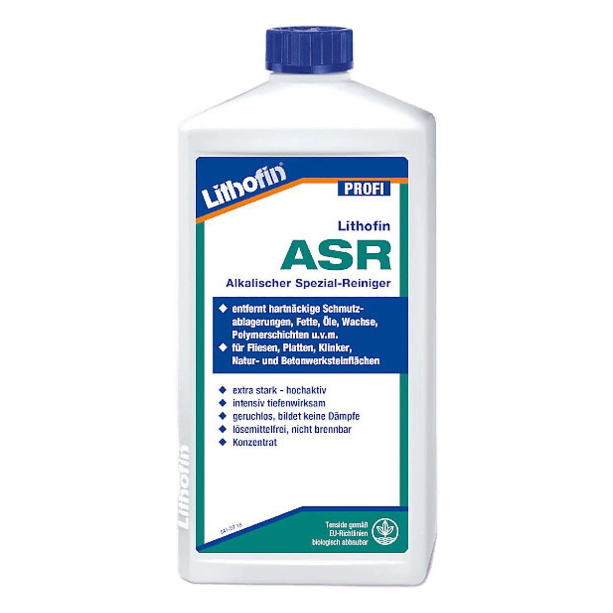 Lithofin ASR fles, alkalische speciale reiniger voor steenoppervlakken. Lithofin steenzorg.