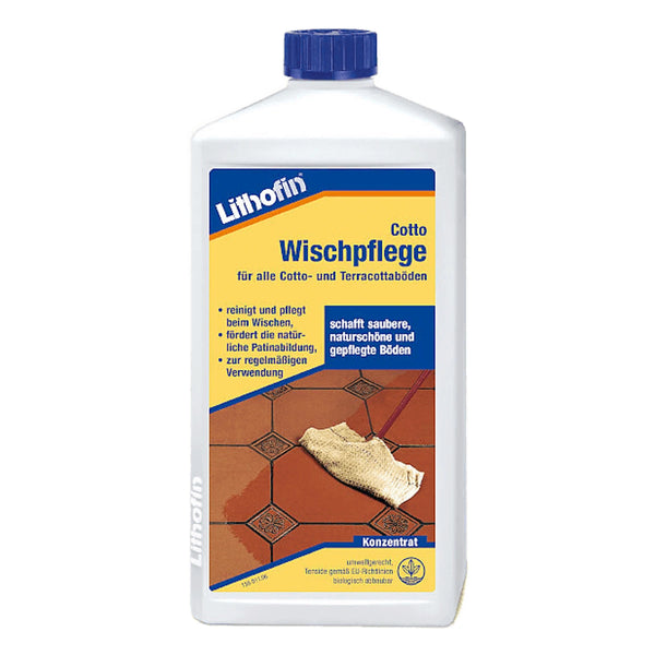 Lithofin Cotto Wischpflege fles. Steenreiniger voor cotto- en terracotta vloeren.