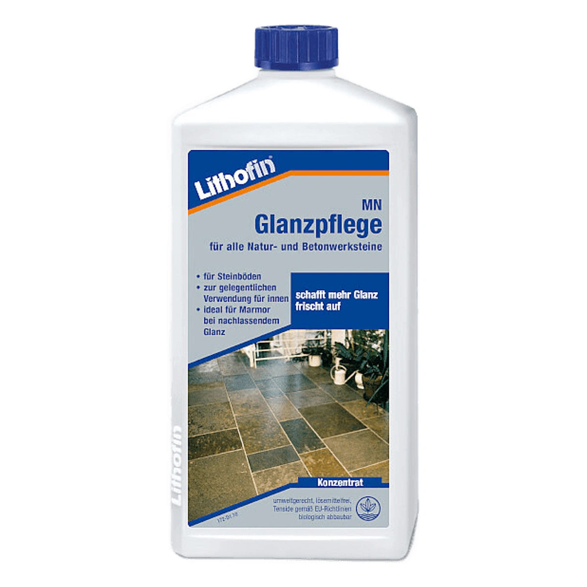 Lithofin MN Care-Sheen fles. Steenzorgproduct voor alle natuur- en kunststenen.