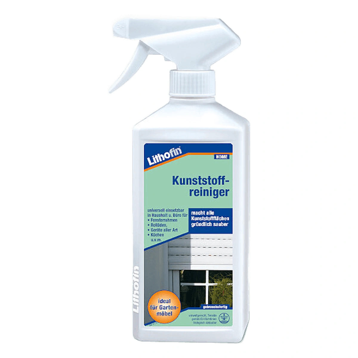 Lithofin Kunststofreiniger in witte spuitfles. Kunststofreiniger voor steen en oppervlakken.